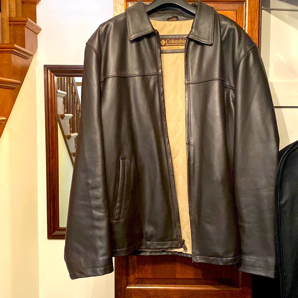 Men’s XL Tall Columbia Leather Jacket